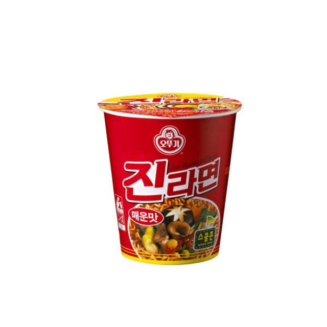 진라면 매운 小컵(오뚜기)