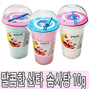 산타 솜사탕